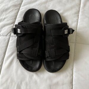 Visvim Christo Black Sandals